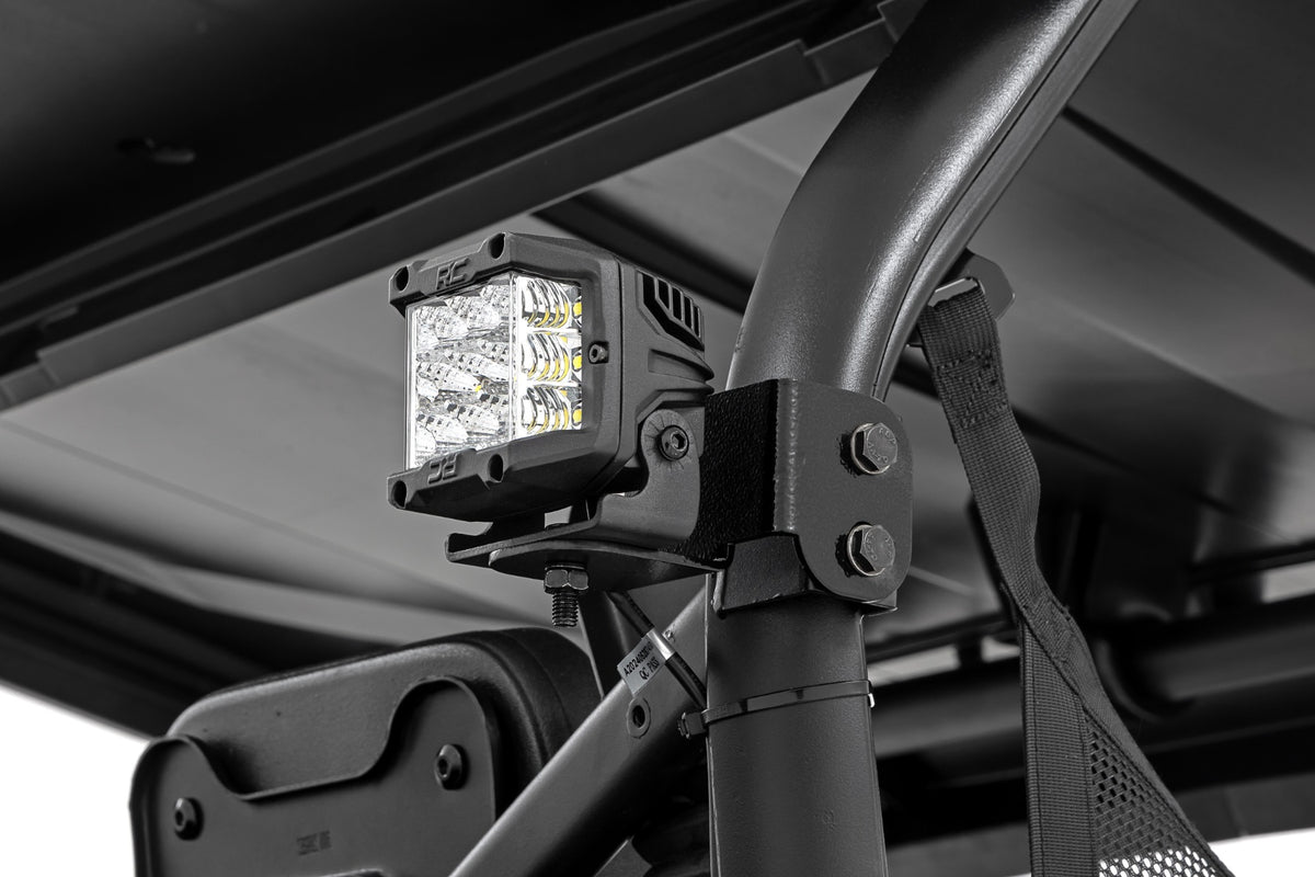 LED Light Kit | Rear Mount | 2" Black Pair | Amber DRL | Segway 570 F - Lighting & Acc (Image 5 of 6)