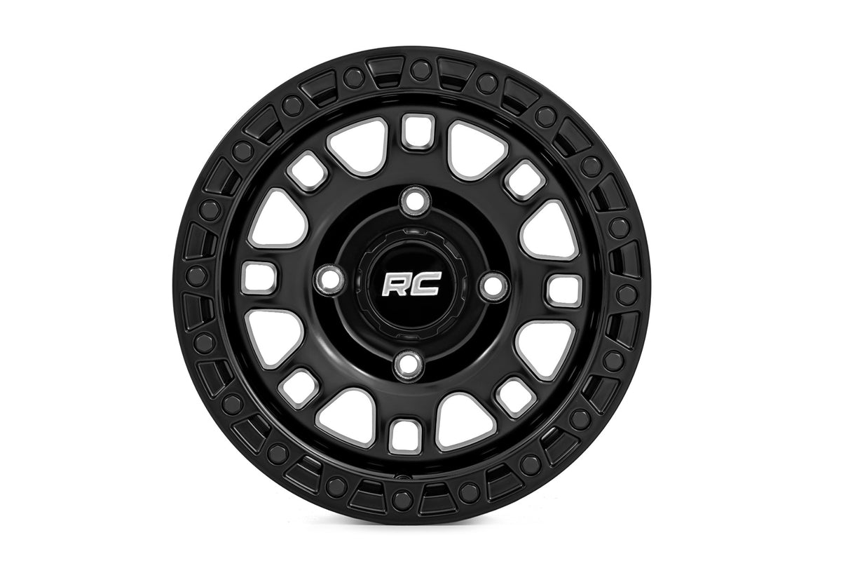 Rough Country 82 Series Wheel | UTV | Semi Gloss Black | 15x7 | 5x4.5 | +10mm - RC Wheels (Image 2 of 6)