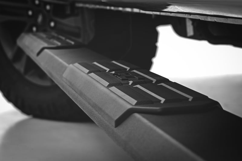 RC TR2 Running Boards | Ford F-150/Lightning/F-250/F-350/Raptor (2015-2026) (manufacturer page)