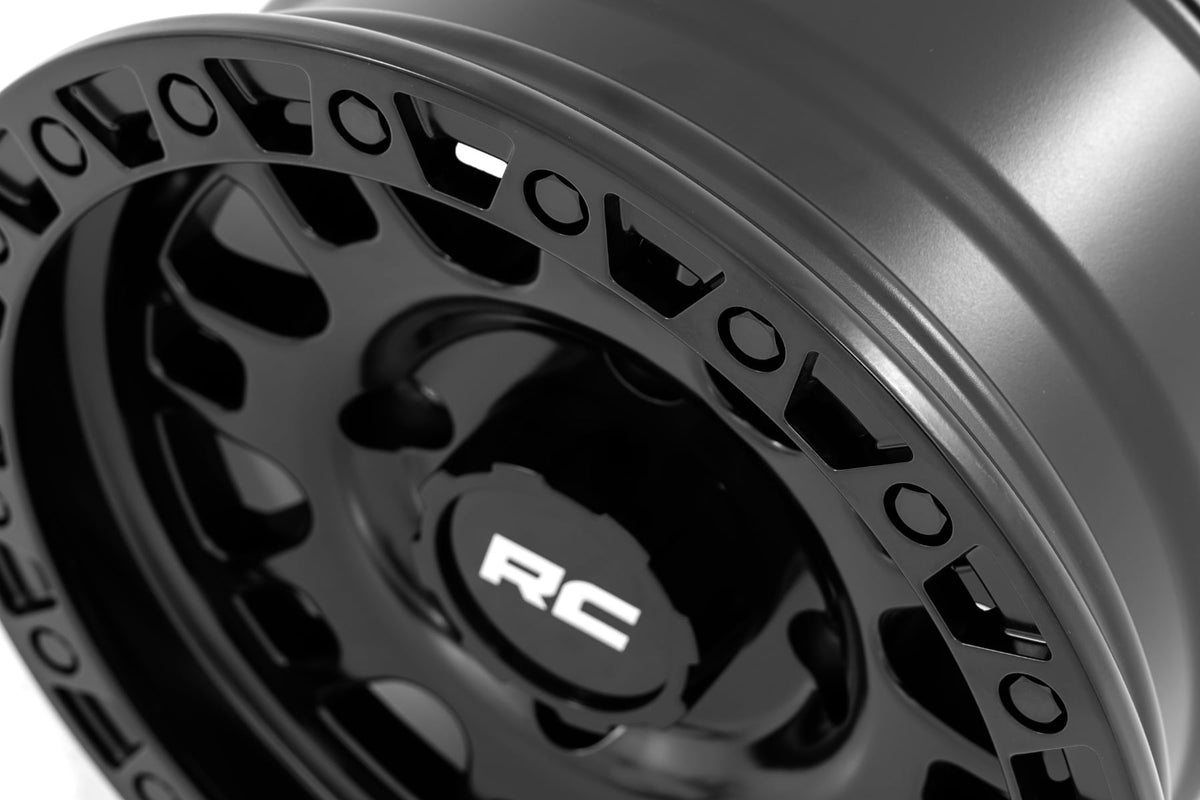 Rough Country 82 Series Wheel | UTV | Semi Gloss Black | 15x7 | 5x4.5 | +10mm - RC Wheels (Image 4 of 6)