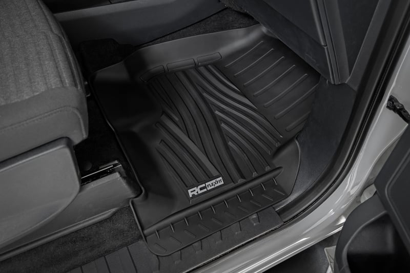 RC Flex-Fit Floor Mats | Front | Ford F-150 (15-26)/F-150 Lightning (22-26)/Raptor (17-25) (manufacturer page)