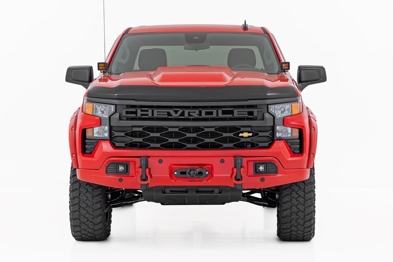 RC Hood Protector | Gloss Black | Chevy Silverado 1500 2WD/4WD (2019-2026) (manufacturer page)