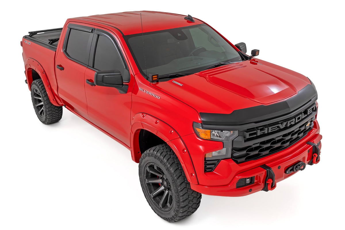 Hood Protector | Gloss Black | Chevy Silverado 1500 2WD/4WD (2019-2026) - Misc 25% (Image 3 of 6)
