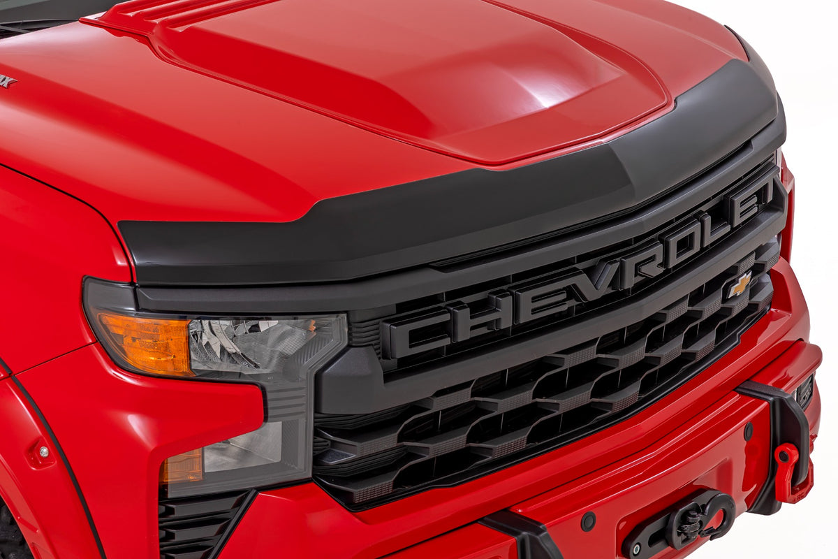 RC Hood Protector | Gloss Black | Chevy Silverado 1500 2WD/4WD (2019-2026) (manufacturer page)