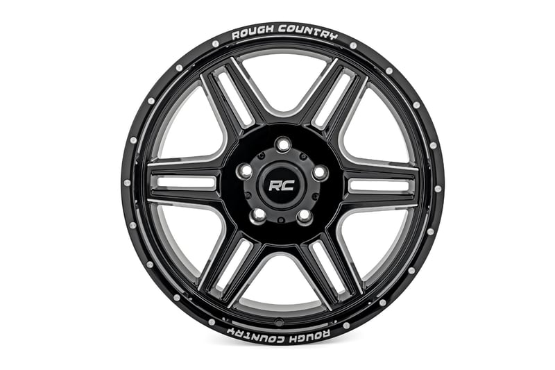 RC 92 Series Wheel | Machined One-Piece | Gloss Black | 20x12 | 6x5.5 | -44mm (manufacturer page)