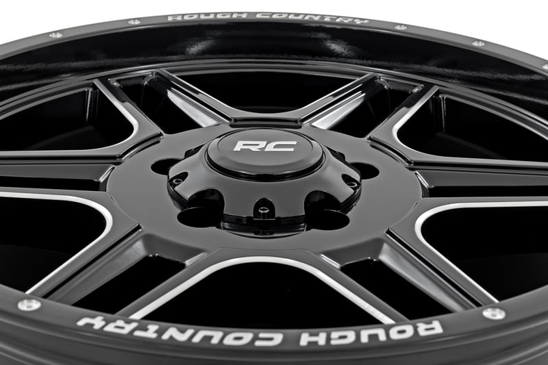 RC 92 Series Wheel | Machined One-Piece | Gloss Black | 20x12 | 6x5.5 | -44mm (manufacturer page)