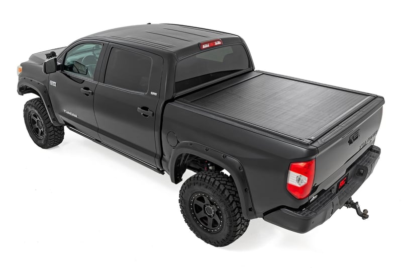 RC Powered Retractable Bed Cover | 5'7" Bed | Toyota Tundra (07-21) (manufacturer page)