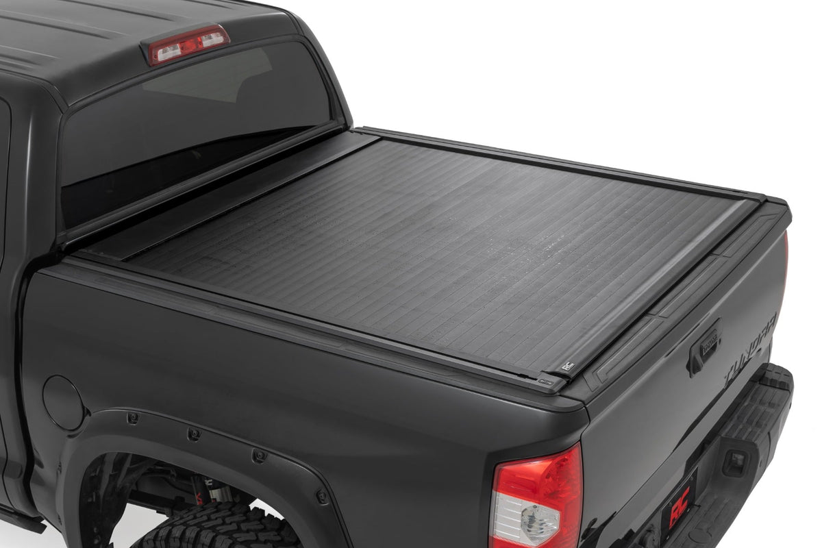 Powered Retractable Bed Cover | 5'7" Bed | Toyota Tundra (07-21) - Bed Covers (Image 1 of 6)