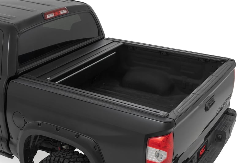 RC Powered Retractable Bed Cover | 5'7" Bed | Toyota Tundra (07-21) (manufacturer page)
