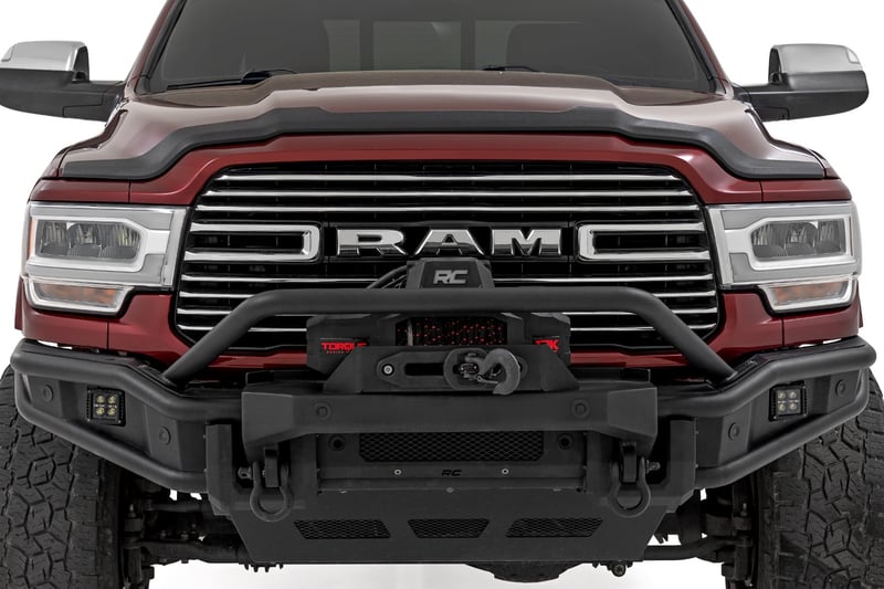 RC Hood Protector | Gloss Black | Ram 2500/3500 2WD/4WD (2019-2026) (manufacturer page)