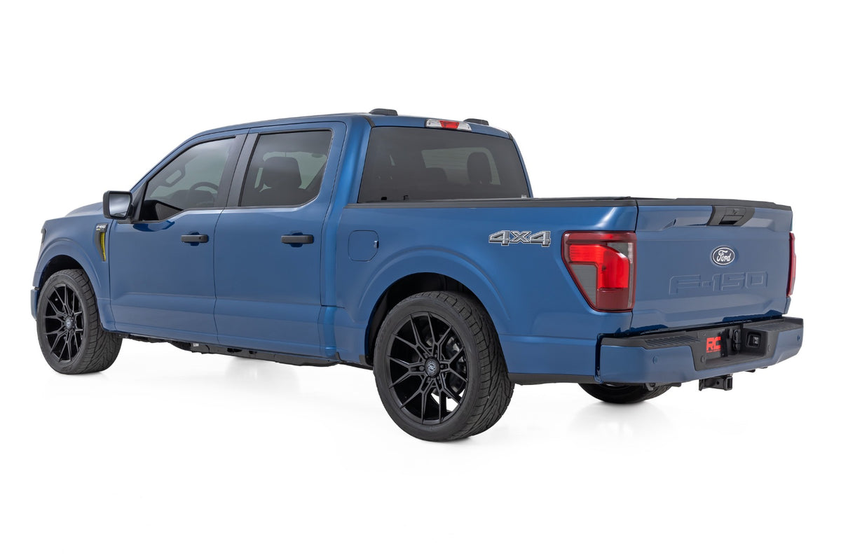 Rough Country 47540 2 Inch Lowering Kit | 4 Inch Rear Lowering | M1 | Ford F-150 4WD (2015-2026) - Studio View 3