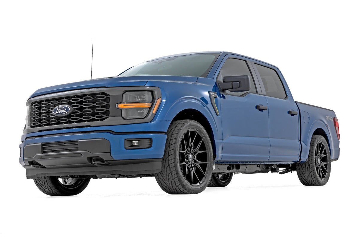 Rough Country 47540 2 Inch Lowering Kit | 4 Inch Rear Lowering | M1 | Ford F-150 4WD (2015-2026) - Image 2
