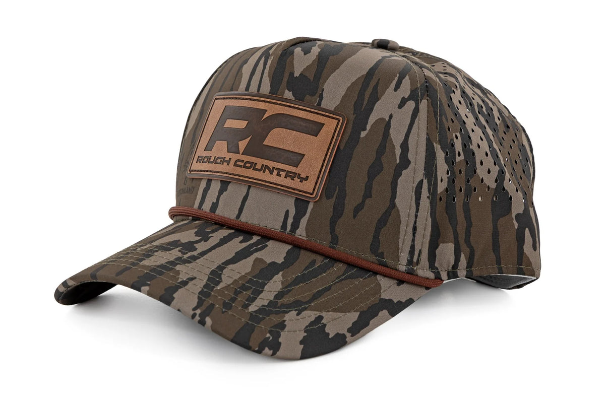Rough Country Hat | OG Bottomland Camo | Rough Country Leather Patch - Apparel & Acc (Image 1 of 6)