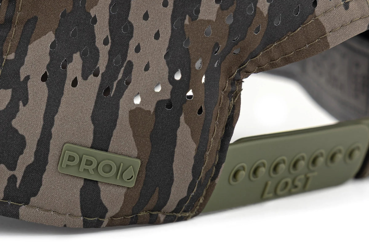 Rough Country Hat | OG Bottomland Camo | Rough Country Leather Patch - Apparel & Acc (Image 4 of 6)