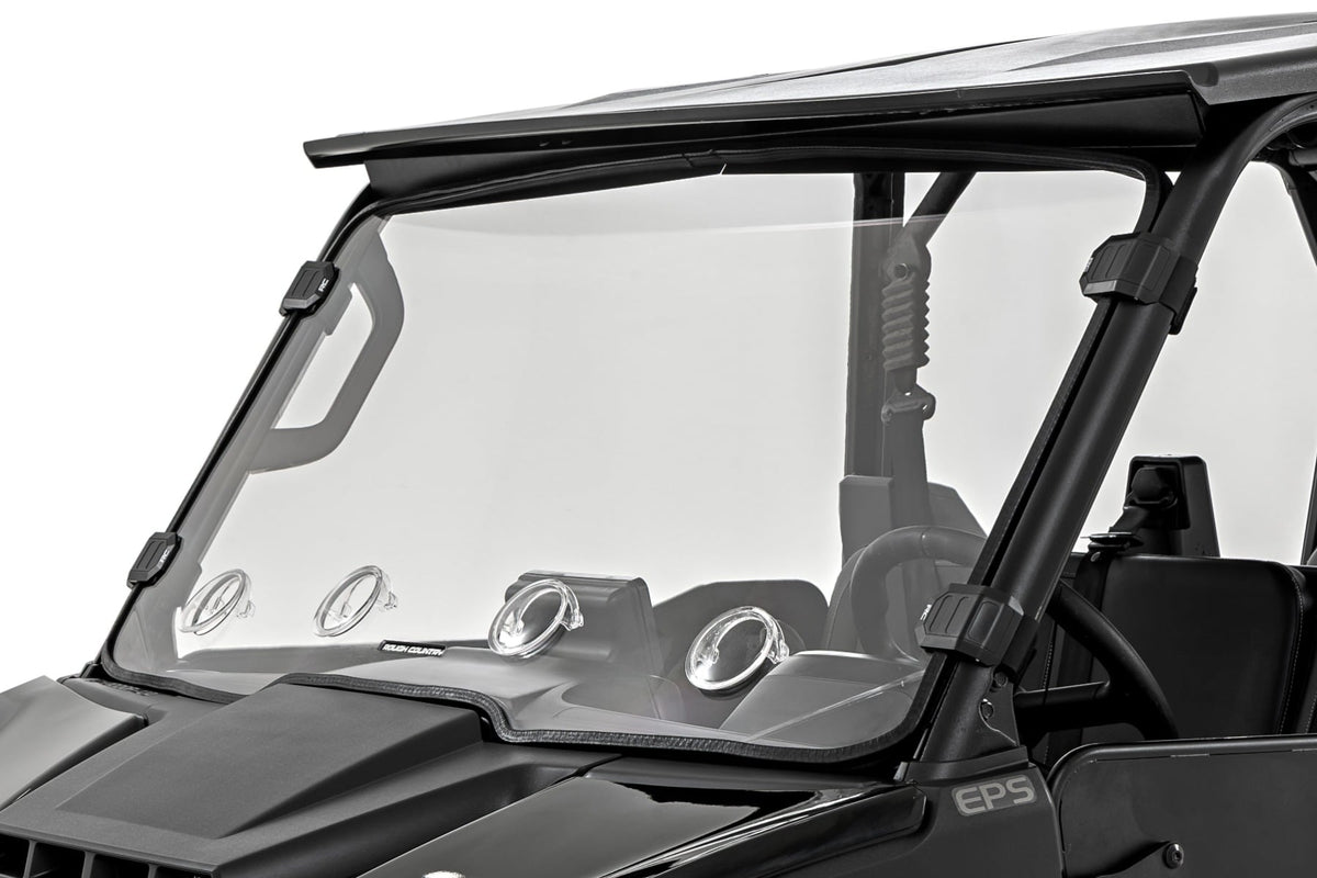 Rough Country 98202690 Vented Full Windshield | Scratch Resistant | Segway UT10 P - Studio View 1