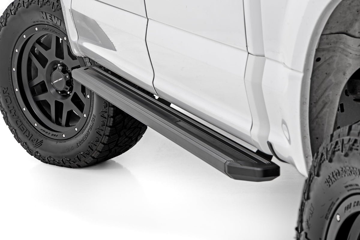 Multi-Color LED Running Boards | Crew Cab | Ford F-150/Lightning/F-250/F-350/Raptor (15-26) - Steps & Runningboard (Image 2 of 6)