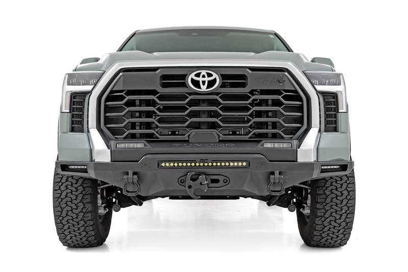 RC Hybrid Front Bumper | 12000S | Blk LED | Toyota Tundra 2WD/4WD (2022-2026) (manufacturer page)