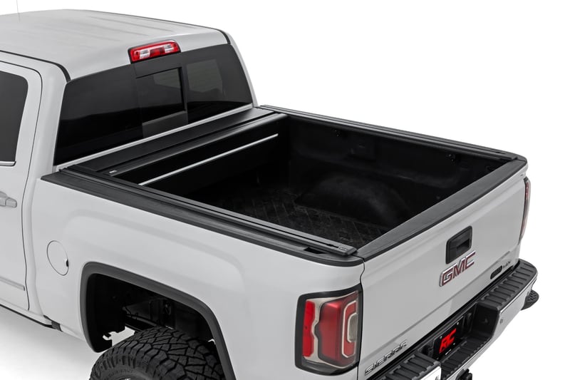 RC Powered Bed Cover | 6'7" Bed | Chevy/GMC 1500/2500HD/3500HD (14-19 & Classic) (manufacturer page)