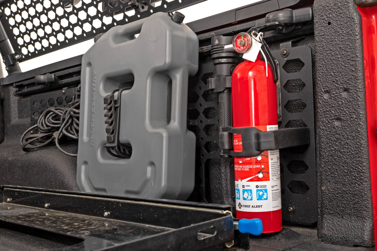 Rubber Molle Panel Clamp Kit | Universal | 1/2" - 4 1/2" | 2-Clamps - Cargo Management (Image 2 of 6)