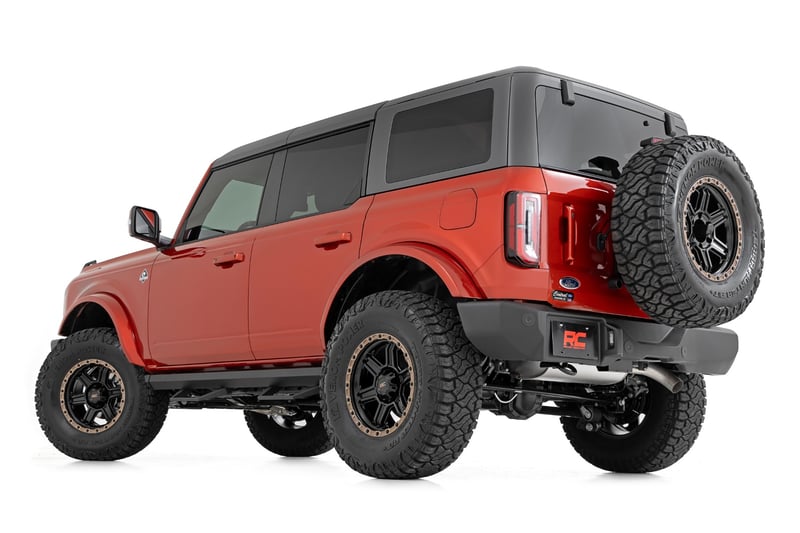 Rough Country 79 Series Wheel | One-Piece | Semi Gloss Black w/Gunmetal Ring | 17x8.5 | 6x5.5 | 0mm (manufacturer page)