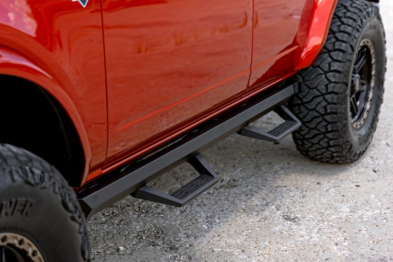 RC SRL2 Adjustable Aluminum Step | 4-Door | Ford Bronco 4WD (2021-2026) (manufacturer page)