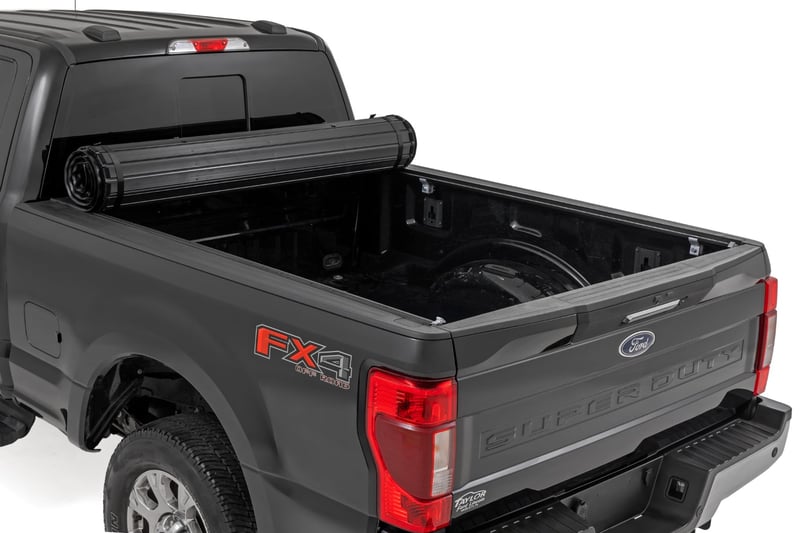 RC Hard Roll Up Bed Cover | 6'10" Bed | Ford F-250/F-350 Super Duty (17-26) (manufacturer page)