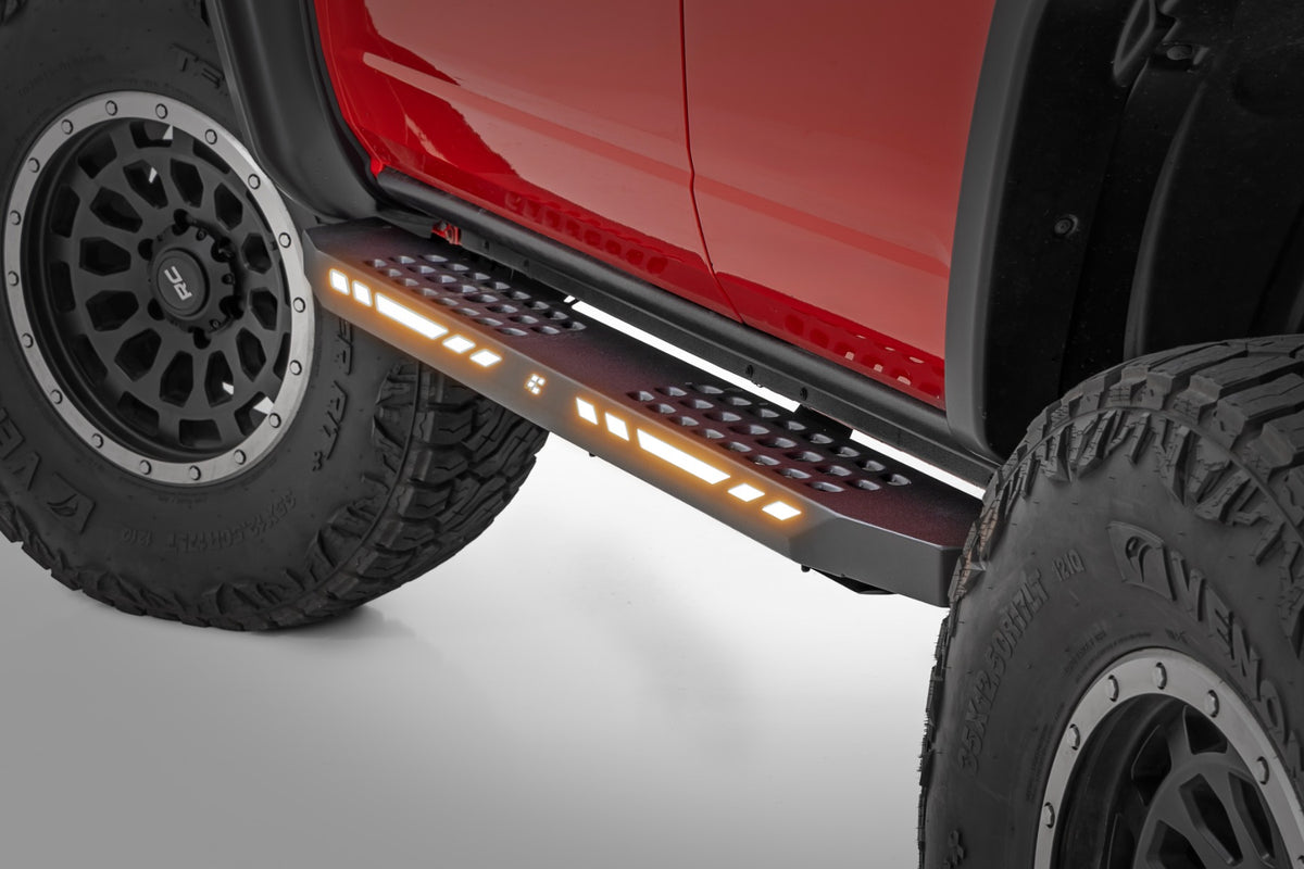AC2 Running Boards | Amber/White | 4-Door | Ford Bronco 4WD (2021-2026) - Steps & Runningboard (Image 2 of 6)