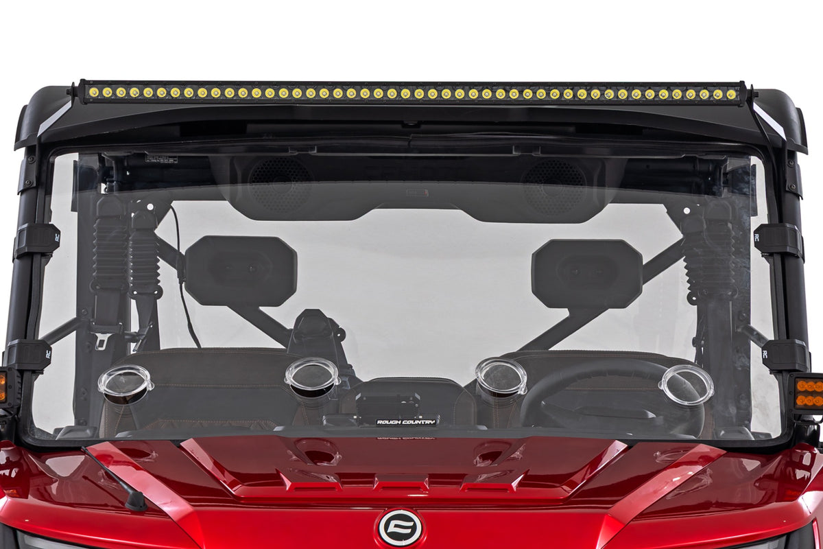 Rough Country 71214 LED Light Mount | 50" Spectrum Series Single Row | CFMOTO UFORCE U10 Pro - Studio View 5
