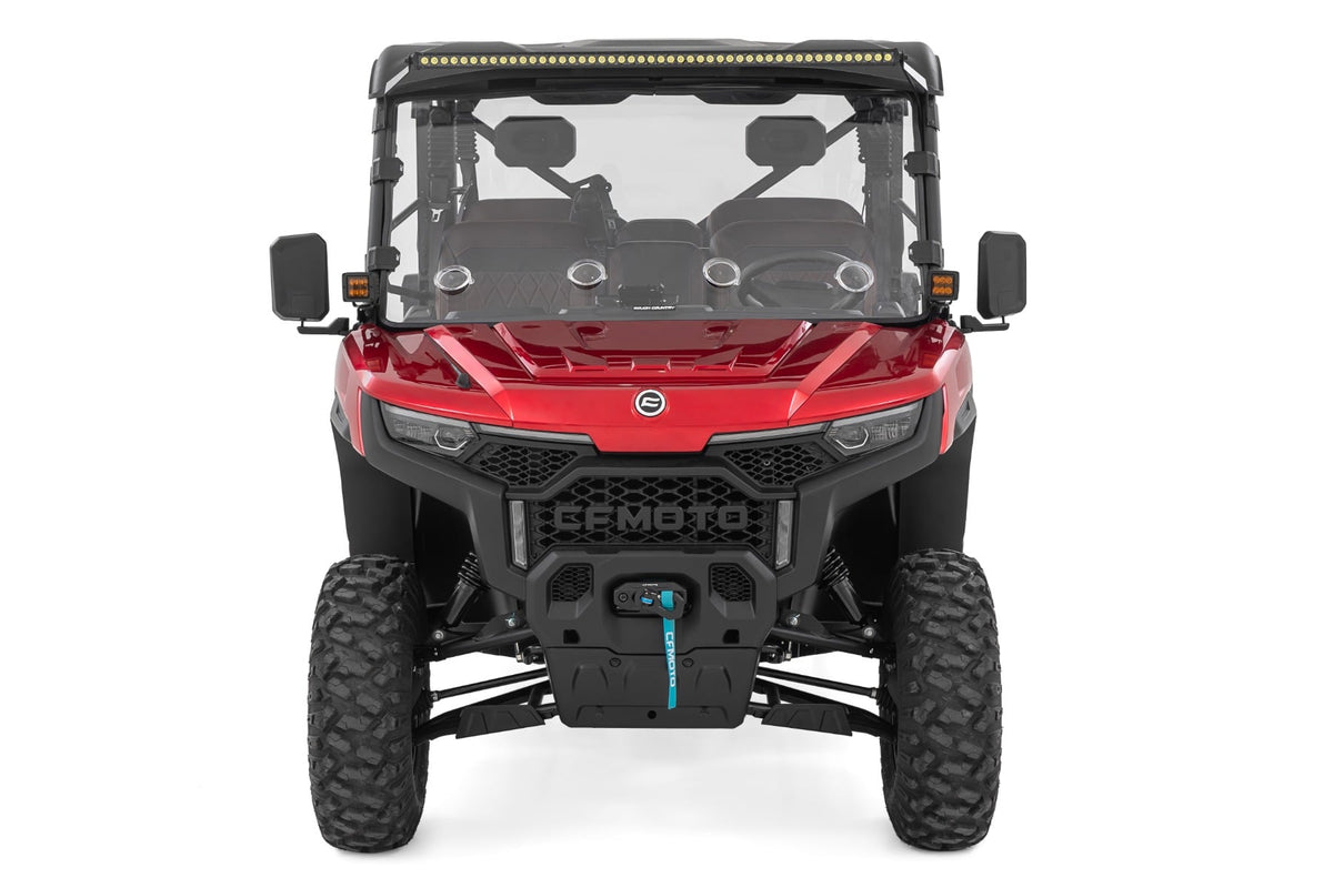 Rough Country 71214 LED Light Mount | 50" Spectrum Series Single Row | CFMOTO UFORCE U10 Pro - Studio View 3