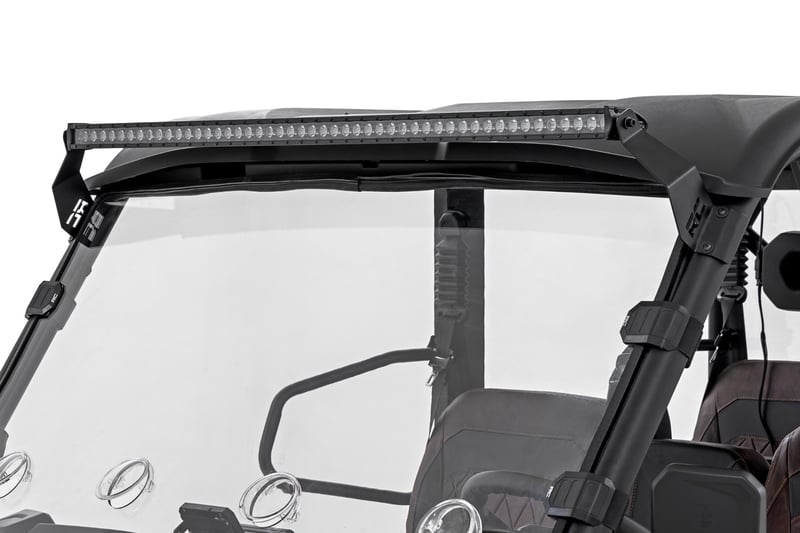 RC LED Light Mount | 50" Black Single Row | CFMOTO UFORCE U10 Pro (manufacturer page)