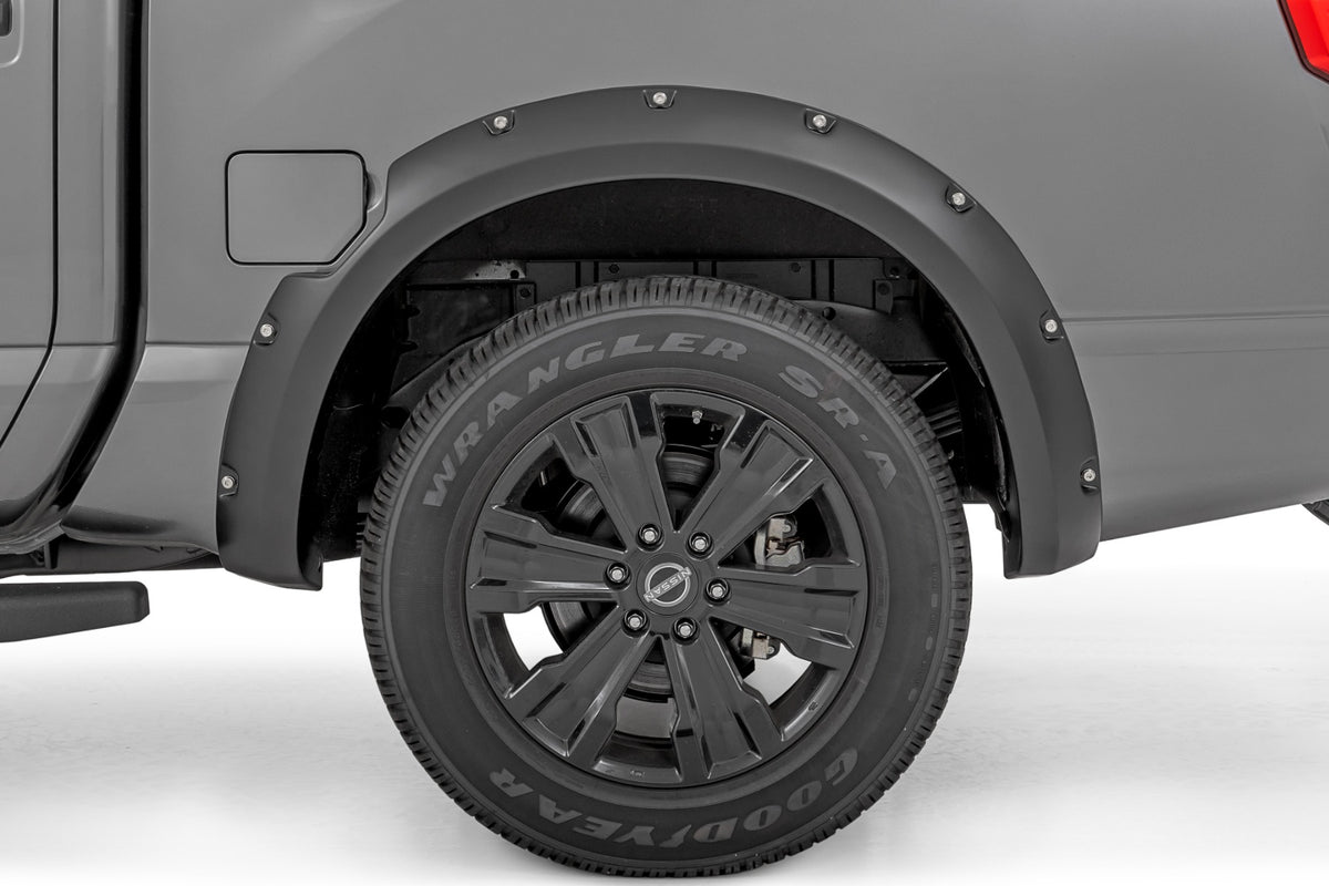 Pocket Fender Flares | KH3 Super Black | Nissan Titan 2WD/4WD (2017-2024) - Fender Flares (Image 4 of 6)