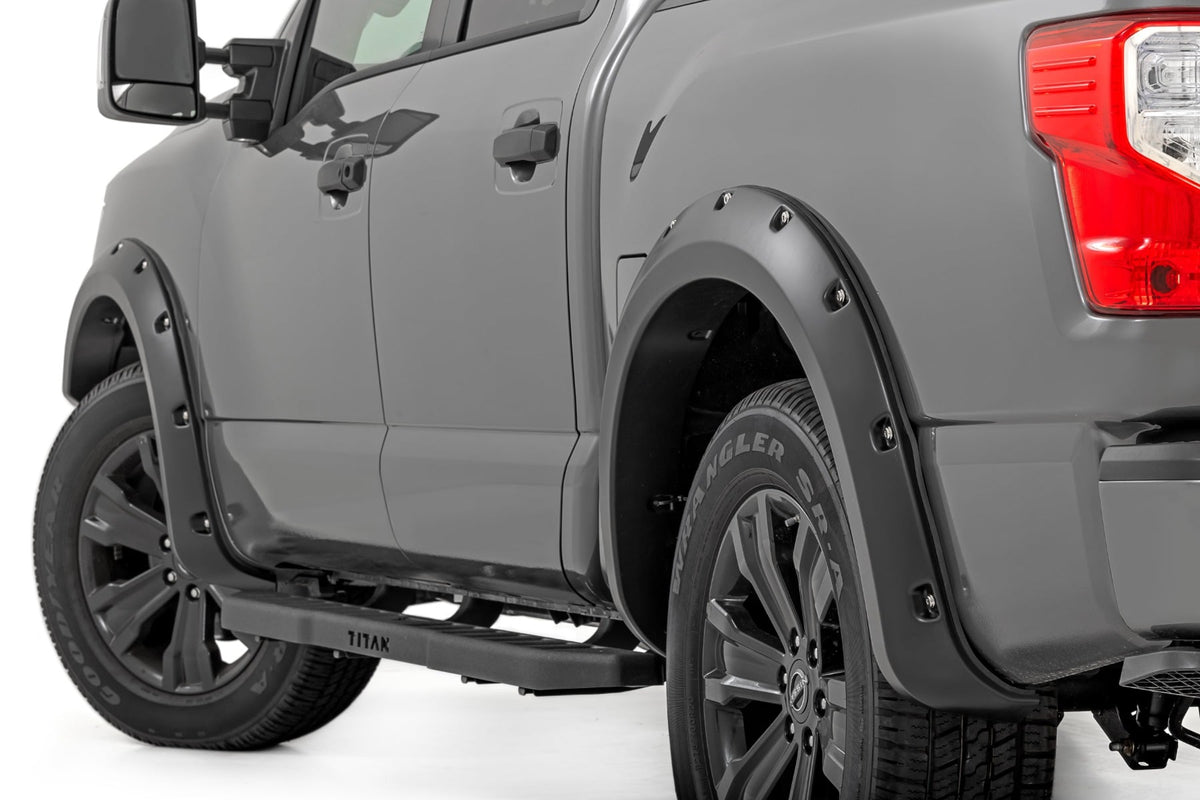 RC Pocket Fender Flares | Crew Cab | Nissan Titan 2WD/4WD (2017-2024) (manufacturer page)