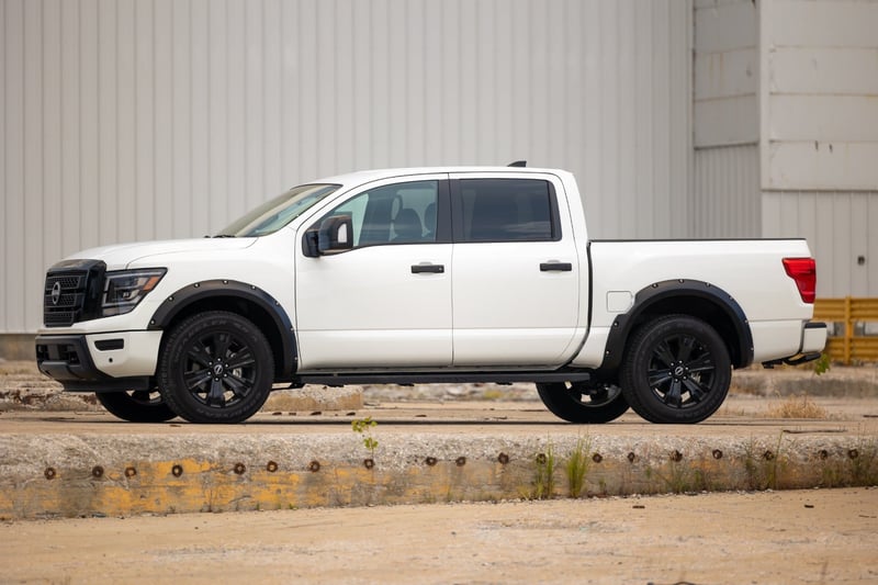 RC Pocket Fender Flares | KH3 Super Black | Nissan Titan 2WD/4WD (2017-2024) (manufacturer page)