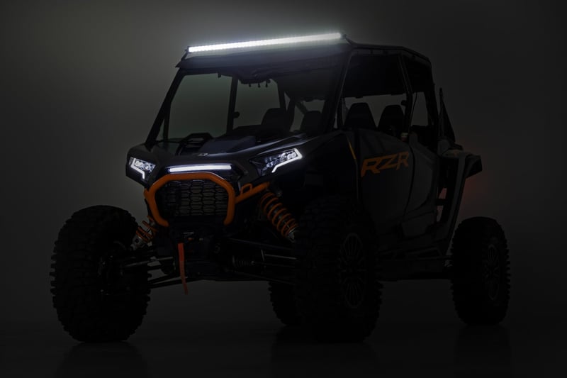 RC LED Light Kit | Front Mount | 40" Black-Series Single Row | Polaris RZR XP 4 1000 (2024) (manufacturer page)