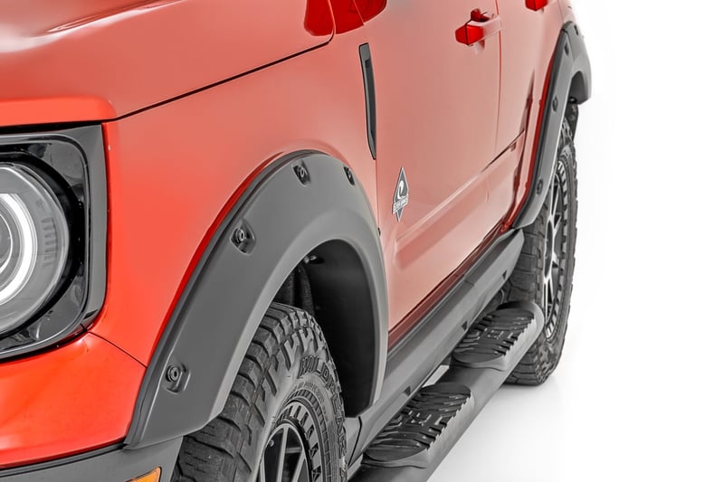 RC Pocket Fender Flares | M7 Carbonized Gray | Ford Bronco Sport 4WD (2021-2026) (manufacturer page)