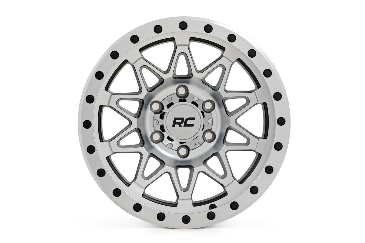 Rough Country 78 Series Wheel | Simulated Beadlock | Full Machine | 17x8.5 | 6x5.5 | +0mm - RC Wheels (Image 2 of 6)