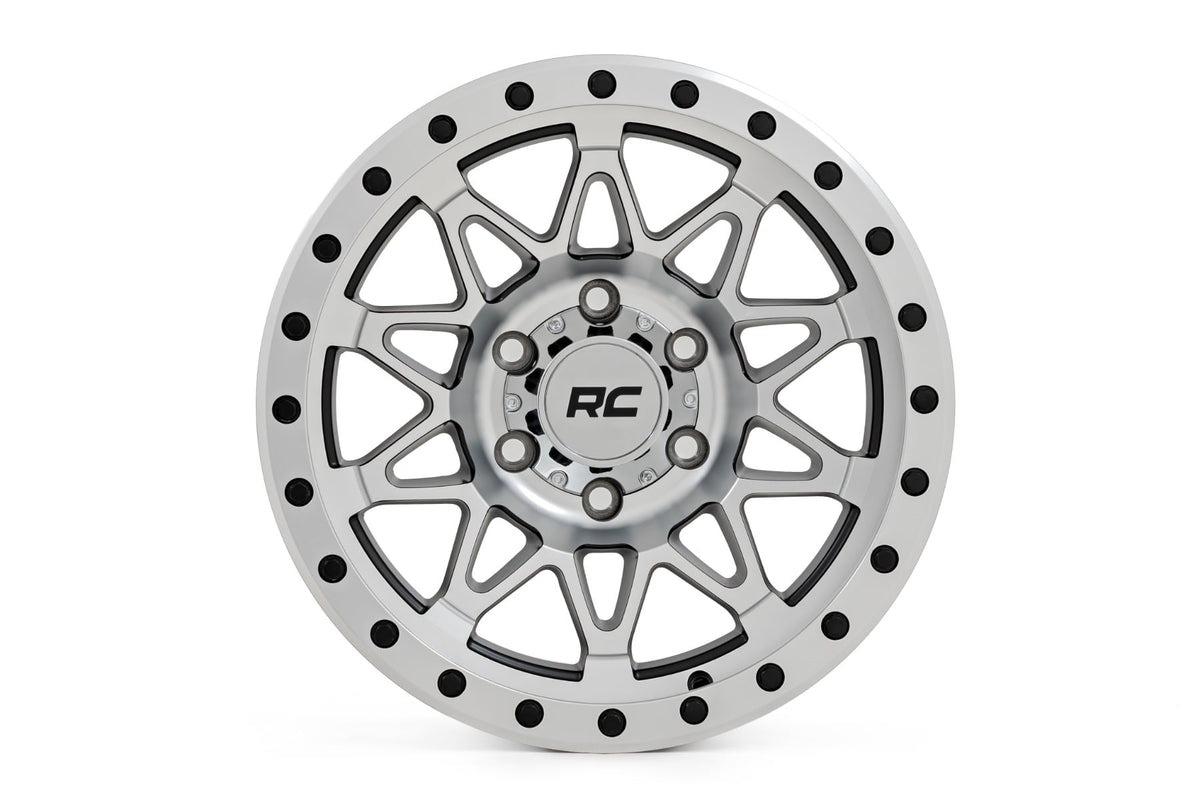 Rough Country 78 Series Wheel | Simulated Beadlock | Full Machine | 18x9 | 6x5.5 | -12mm - RC Wheels (Image 2 of 6)
