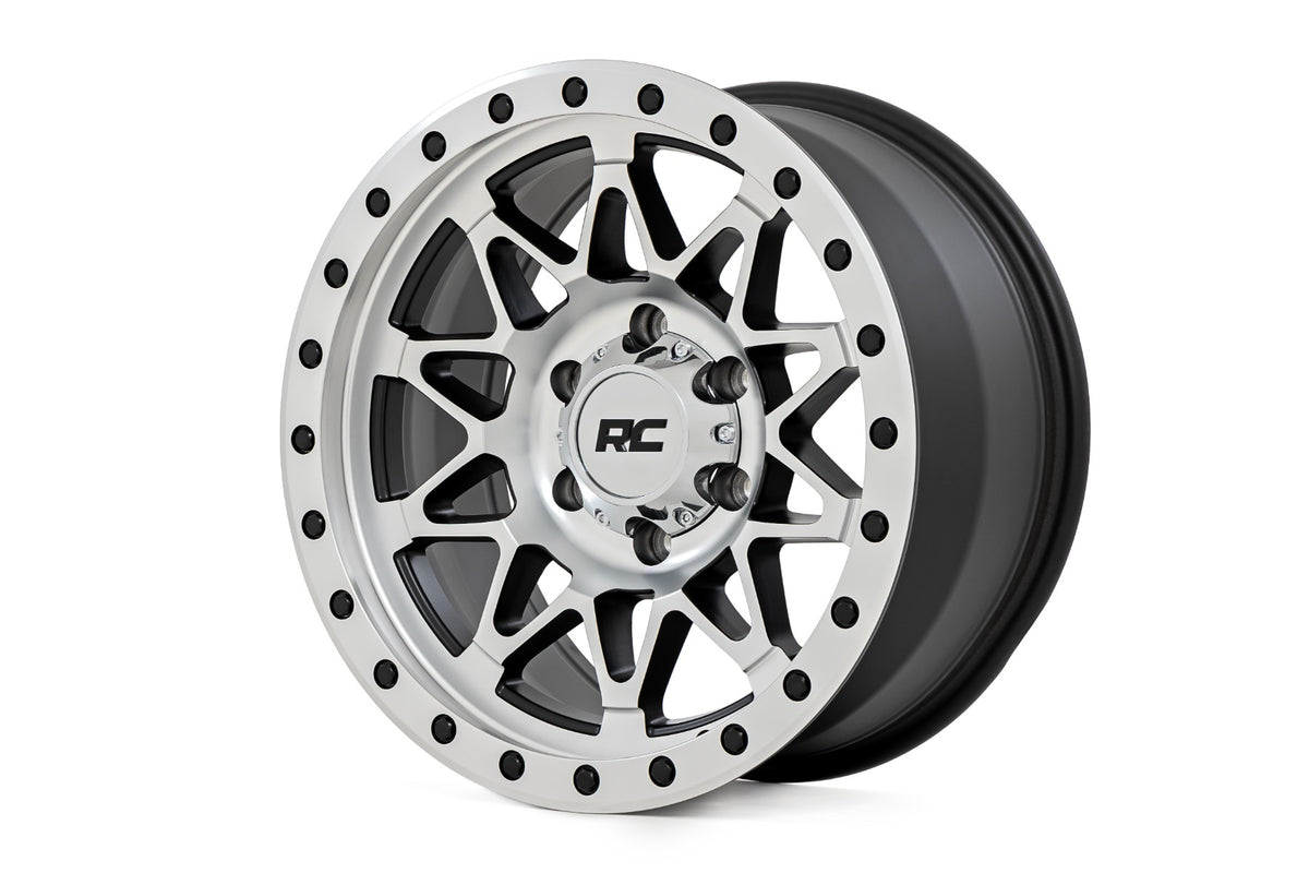 Rough Country 78 Series Wheel | Simulated Beadlock | Full Machine | 17x8.5 | 6x5.5 | +0mm - RC Wheels (Image 1 of 6)