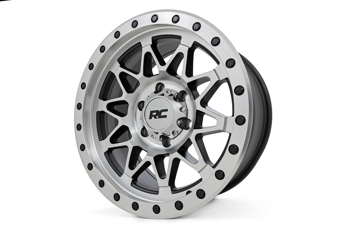 Rough Country 78 Series Wheel | Simulated Beadlock | Full Machine | 18x9 | 6x5.5 | -12mm - RC Wheels (Image 3 of 6)