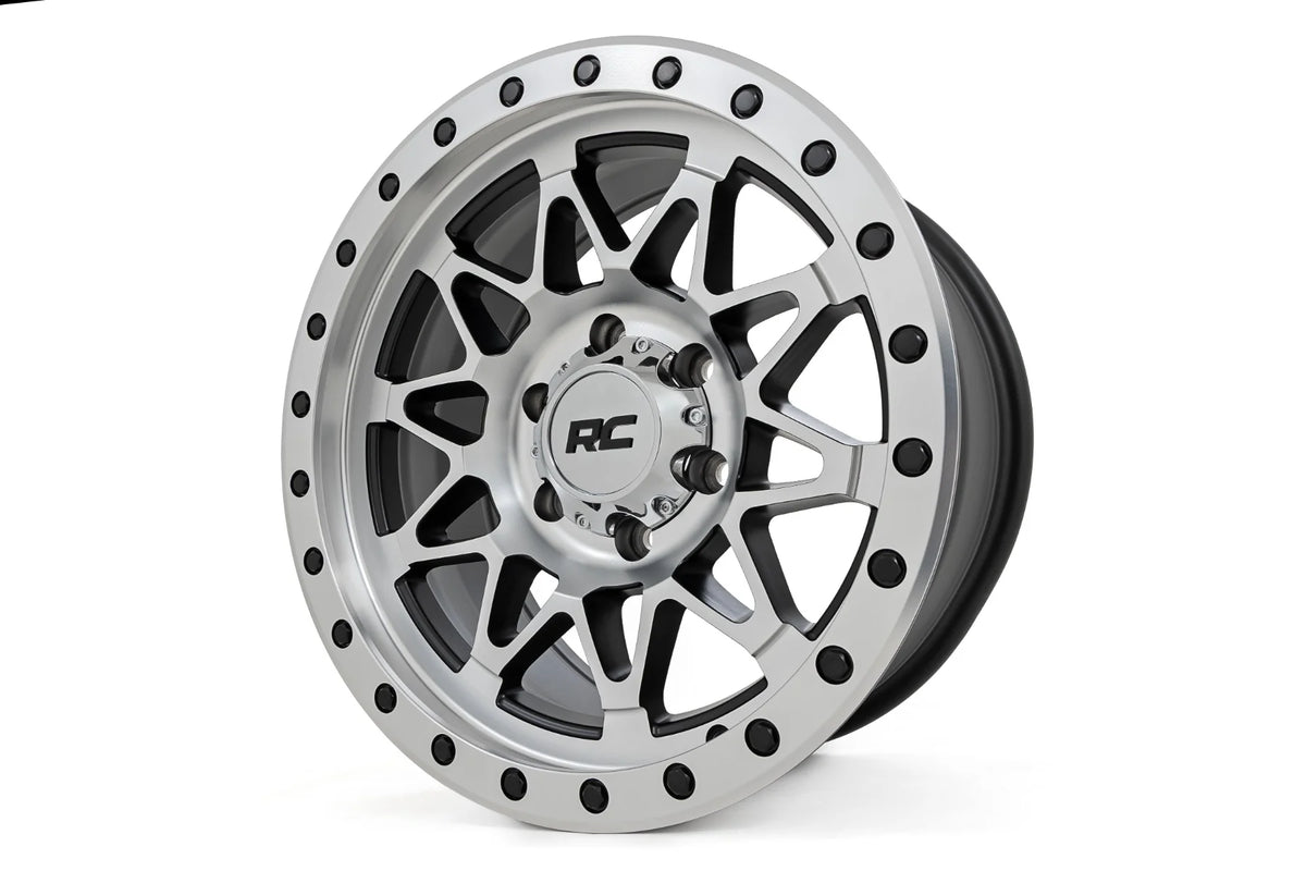 Rough Country 78 Series Wheel | Simulated Beadlock | Full Machine | 17x8.5 | 5x5 | +0mm - RC Wheels (Image 3 of 6)