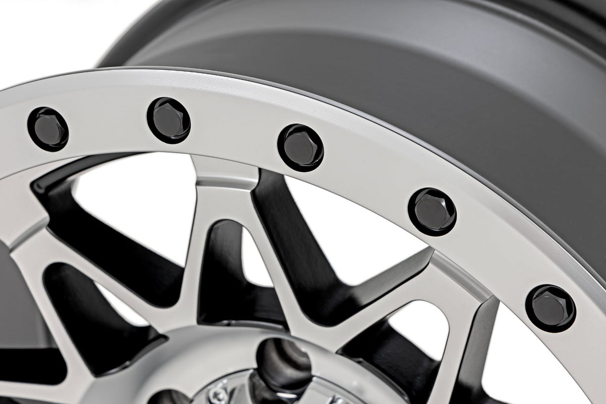 Rough Country 78 Series Wheel | Simulated Beadlock | Full Machine | 17x8.5 | 6x5.5 | +0mm - RC Wheels (Image 5 of 6)