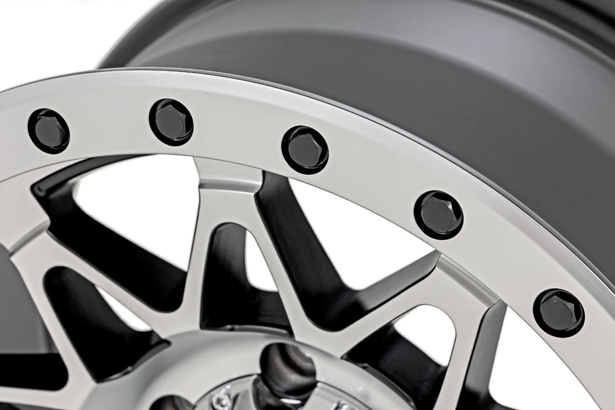 Rough Country 78 Series Wheel | Simulated Beadlock | Full Machine | 17x8.5 | 5x5 | +0mm - RC Wheels (Image 5 of 6)