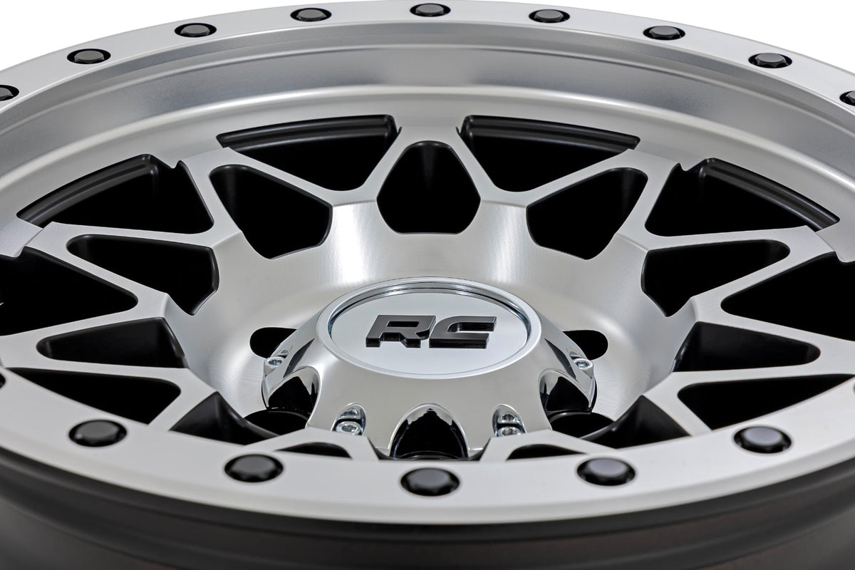 Rough Country 78 Series Wheel | Simulated Beadlock | Full Machine | 18x9 | 6x5.5 | -12mm - RC Wheels (Image 4 of 6)
