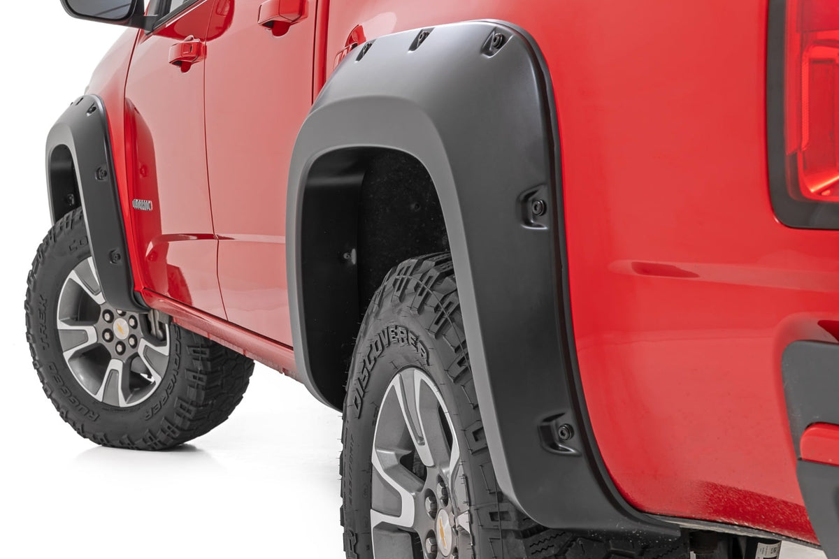 RC Pocket Fender Flares | GAN Silver Ice | Chevy Colorado 2WD/4WD (2015-2022) (manufacturer page)