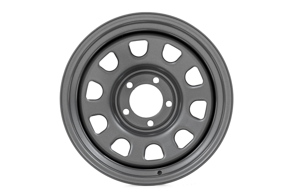Steel Wheel | Gray | 17x9 | 5x5 | 3.30 Bore | -12 - RC Wheels (Image 2 of 6)