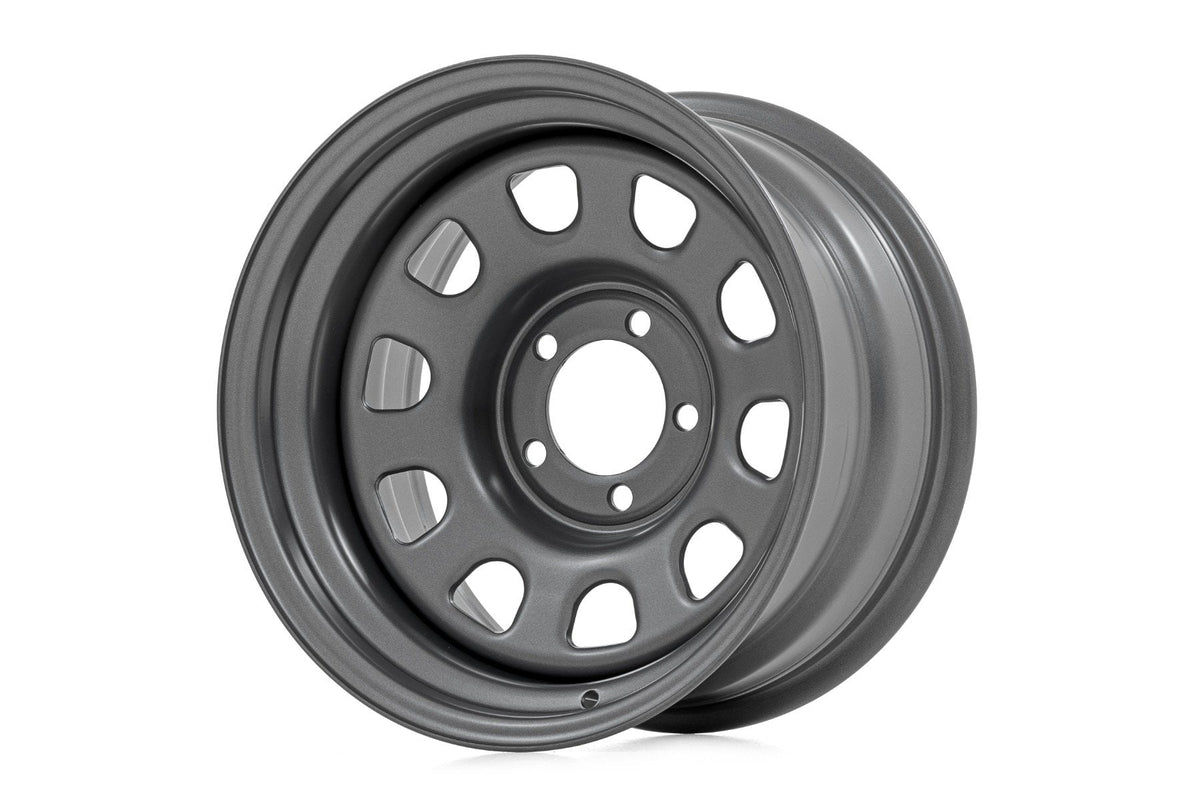 Steel Wheel | Gray | 17x9 | 5x5 | 3.30 Bore | -12 - RC Wheels (Image 1 of 6)