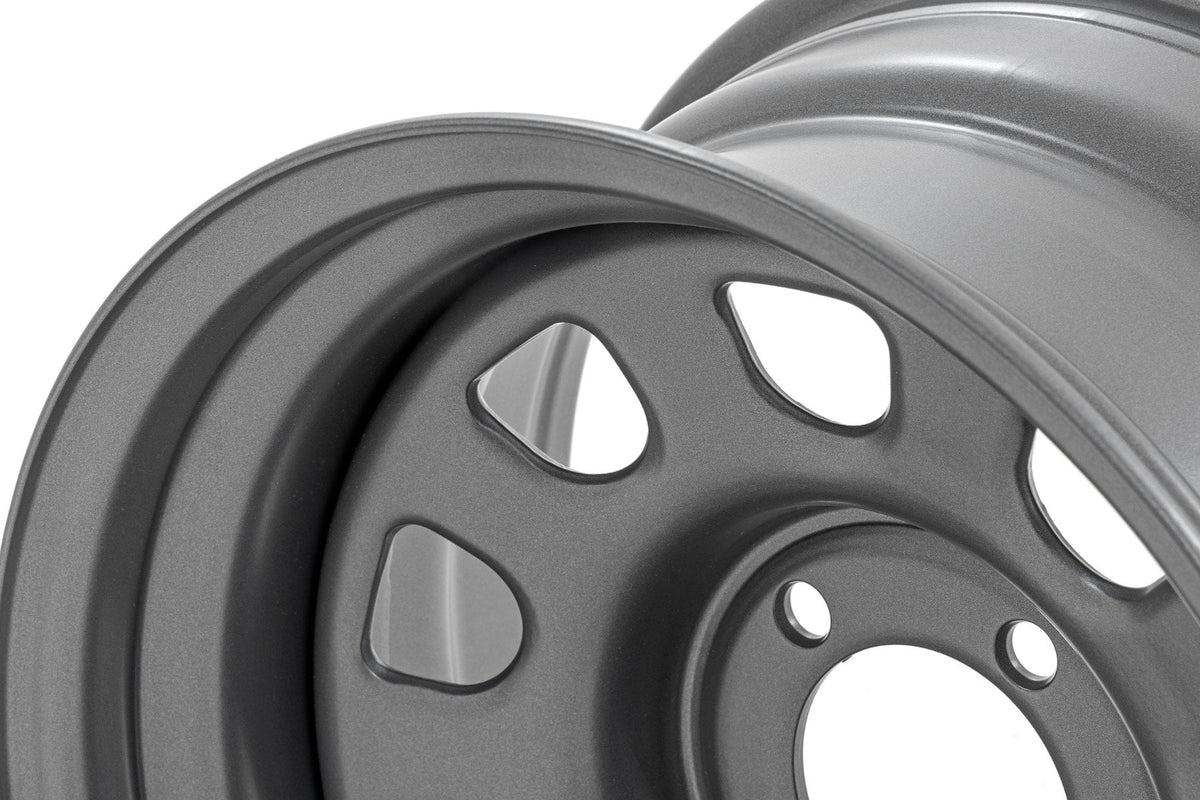 Steel Wheel | Gray | 17x9 | 6x5.5 | 4.25 Bore | -12 - RC Wheels (Image 3 of 6)