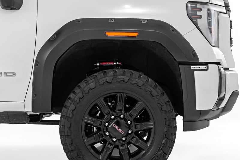 RC Pocket Fender Flares | GBA Black | GMC Sierra 2500 HD/Sierra 3500 HD (20-26) (manufacturer page)