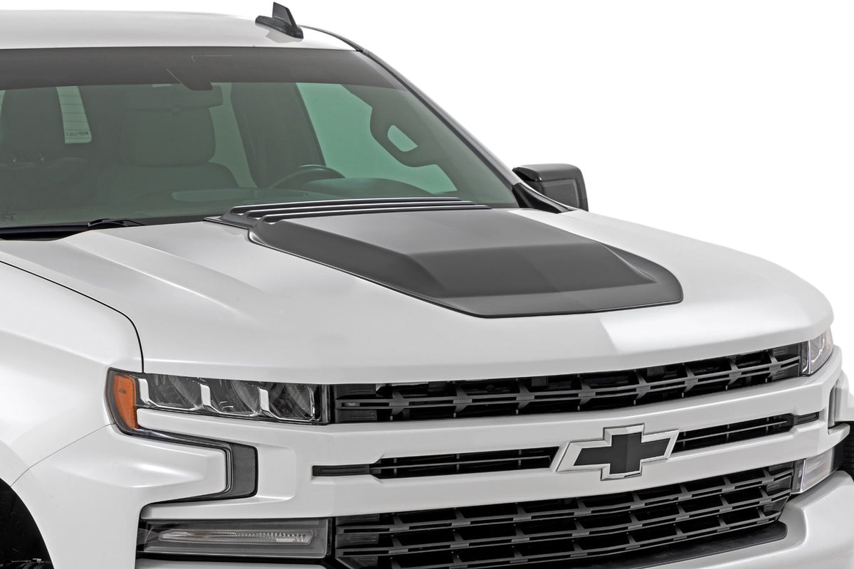 Hood Scoop | GNO Slate Gray | Chevy Silverado 1500 2WD/4WD (2019-2026) - Misc 25% (Image 1 of 6)