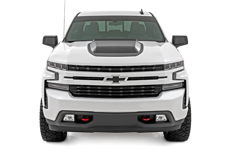 RC Hood Scoop | GCN Victory Red | Chevy Silverado 1500 2WD/4WD (2019-2026) (manufacturer page)